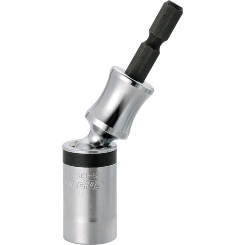 TOP 電動ドリル用ユニバーサルショートソケット 対辺13mm EUS-13S 1 個