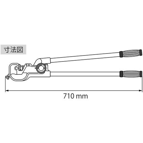 エビ 強力型圧着工具 使用範囲14・22・38・60 AK60 1 丁