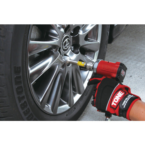 TONE 프로텍터 부착 임팩트용 박형 롱 호일 너트 소켓(자동차 정비용) 대변 치수 19mm 4AP-19LLN 1개