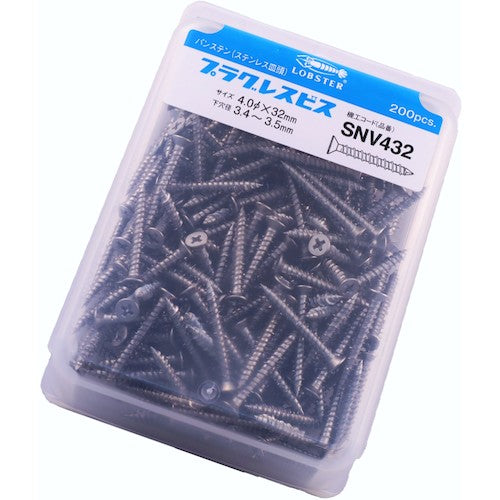 EBI Plugless Screw (200 pieces) Countersunk Head Stainless Steel 4.0 x 32 mm SNV432 1 PK
