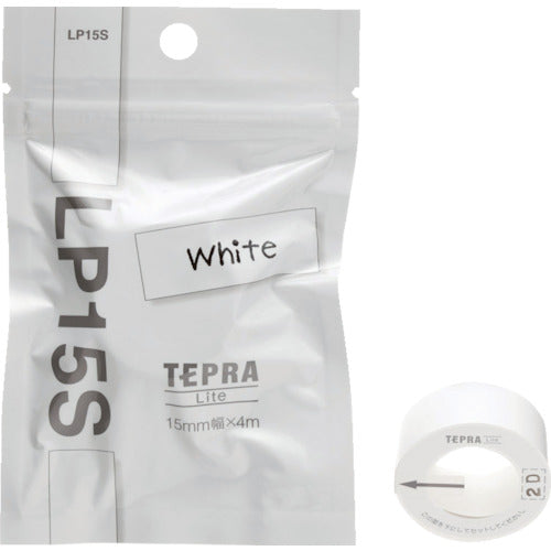 KING JIM "Tepra" Lite Tape White LP15S 1 piece