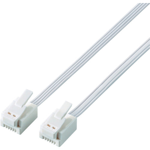 ELECOM Anti-Break Modular Cable 2.0m White MJ-T2WH 1 Piece