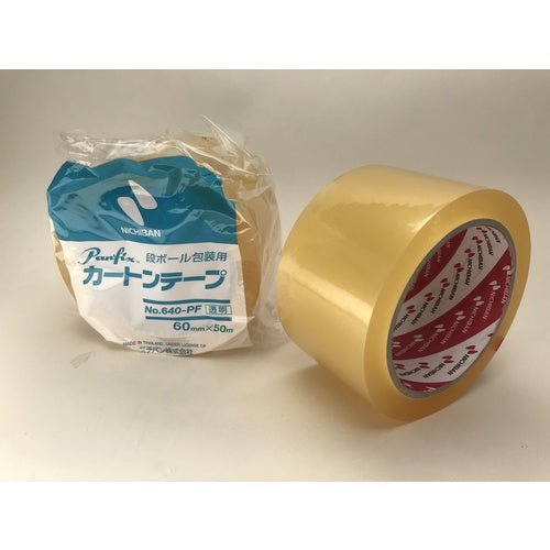 Nichiban Carton Tape 640PF Transparent - 60mm x 50m 640PF-60 1 roll