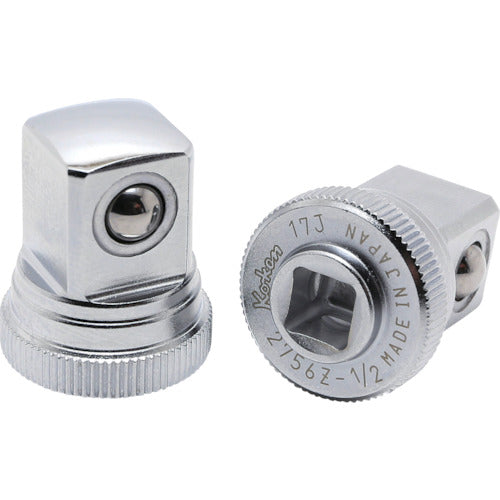 Ko-ken Z-EAL Quick Spinner Adapter, 6.35mm socket, 12.7mm convex SQ. 2756Z-1/2, 1 piece