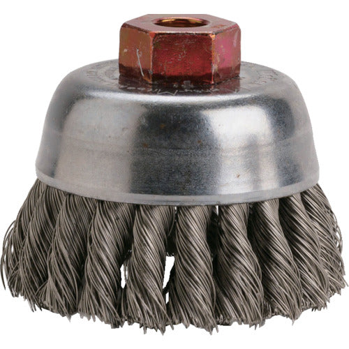 BURRTEC 매듭형(히넬리)컵 브러쉬 SRA-2MS 70XM10P1.5 SUS0.35 1301700 1개