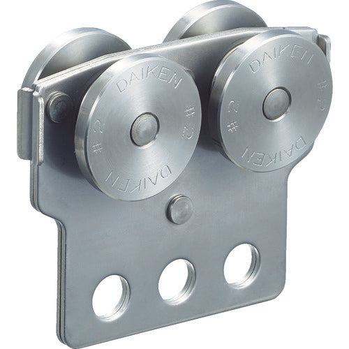 DAIKEN 2호 스테인리스 도어 행거용 툴 복차 2형 2S-4WHTU2 1개