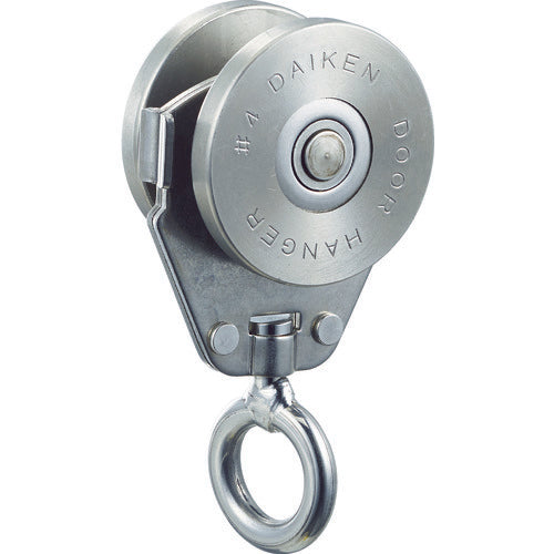 DAIKEN No. 4 Stainless Steel Door Hanger with Ring for Single Car Type 2 4S-2WHL2 1 Piece