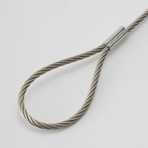 TRUSCO 올 스테인리스 컷 와이어 3.0ΦX900mm 양단 아이 가공 SCW300-90 1개