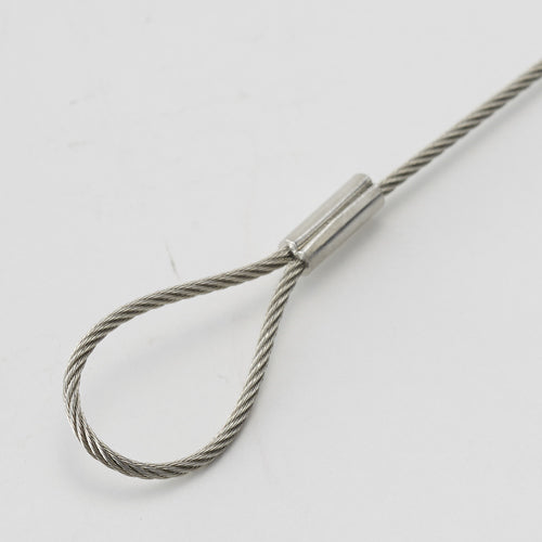 TRUSCO 올 스테인리스 컷 와이어 1.0ΦX900mm 양단 아이 가공 SCW100-90 1개