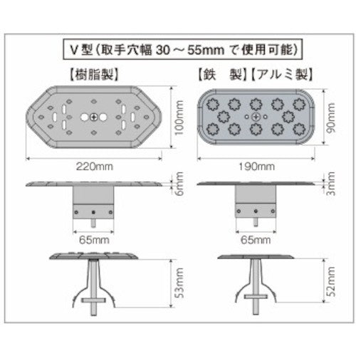Hoshin Groove Cover Cap V-Type (Aluminum) MCA-VA 1 piece