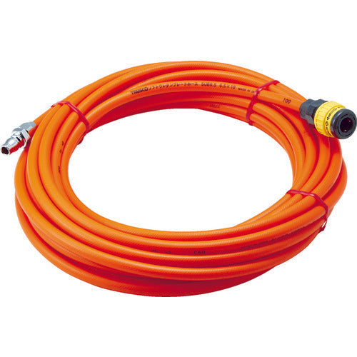 TRUSCO Soft Urethane Braided Hose 6.5 x 10 mm with Coupling SUB-6.5-20A 1 Roll