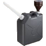 미즈호 편평 캔 20L 그레이 노즐 없음 0207GY 1개