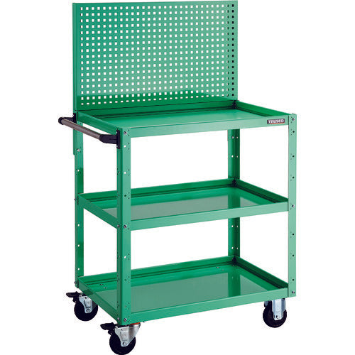 TRUSCO Tool Wagon Eagle Wagon Upper Punching Panel 600 x 400 x 1330 Young Green EGW-P973-YG 1 Unit