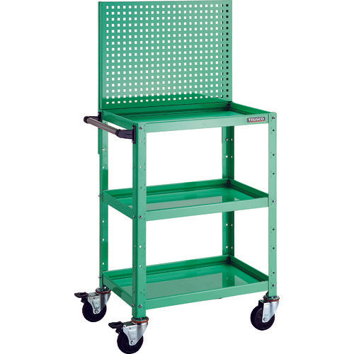 TRUSCO Tool Wagon Birdie Wagon Upper Punching Panel 600X400X1330 Young Green BDW-P963-YG 1 Unit