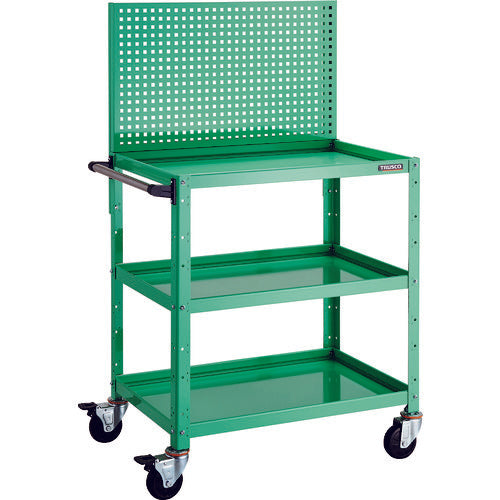 TRUSCO Tool Wagon Birdie Wagon Upper Punching Panel 750 x 500 x 1330 Young Green BDW-P973-YG 1 Unit