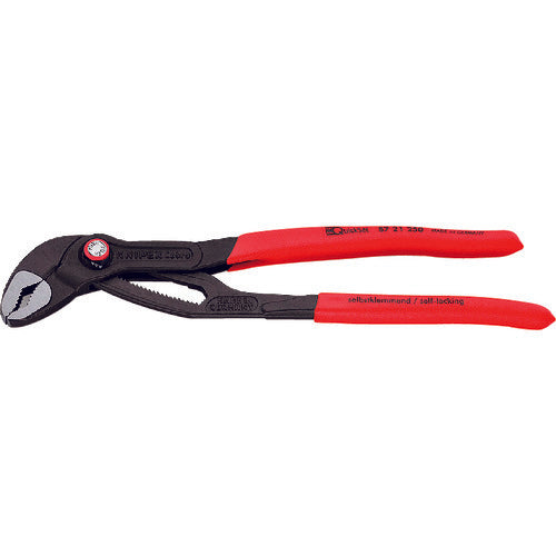 KNIPEX 워터 펌프 플라이어 코브라 퀵 세트 소프트 플라스틱 핸들 250 mm 8721-250 1 丁