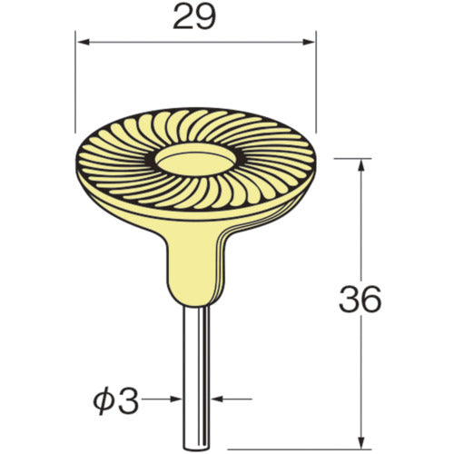 LUTHER Ceramic Angle Grindstone (for Metal Polishing) A1113 1 bag