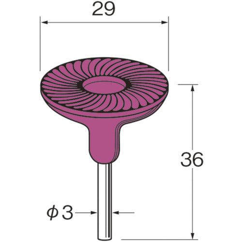 LUTHER Ceramic Angle Grindstone (for Metal Polishing) A1111 1 bag