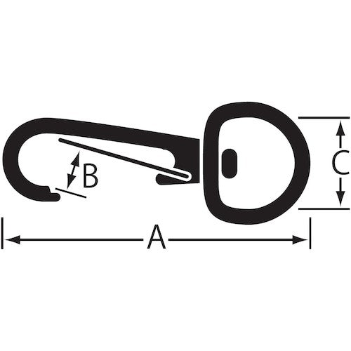 니사 체인 니켈 스프링 스냅 (50 개입) ISS-4 1 상자