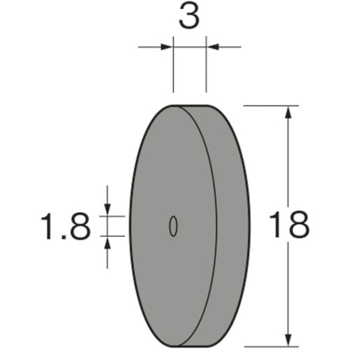 Luter Wheel Type Carborundum Rubber Grindstone R5421 1 bag
