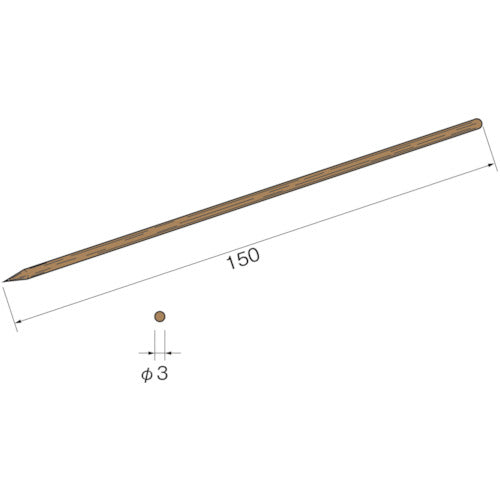 リューター ウッドラッピングスティックX3312 X3312 1 袋