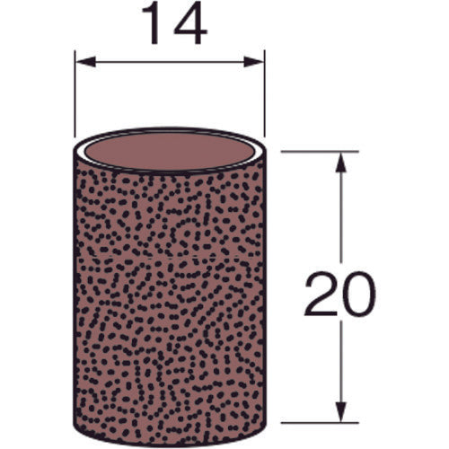 リューター ロール外径(mm):14幅(mm):20粒度(#):240 S3123 1袋