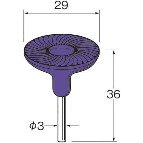 LUTHER Ceramic Angle Grindstone (for Metal Polishing) A1115 1 bag