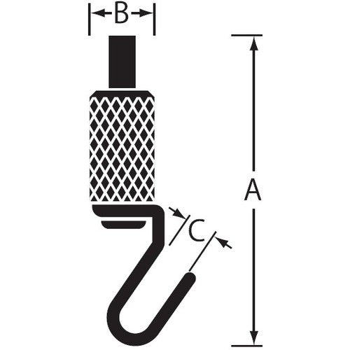니사 체인 니켈 디스플레이 부품 후크 (5 개입) BYP-15H-1 1 상자