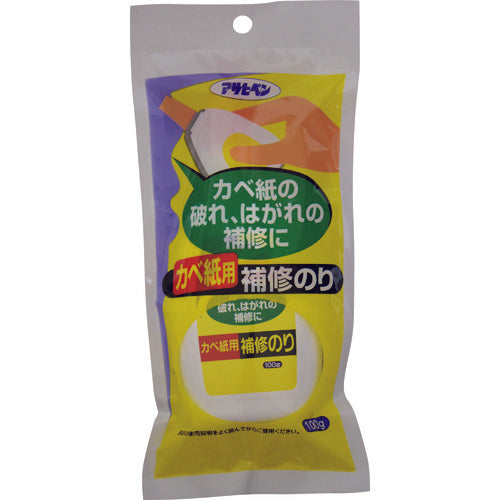 Asahipen wallpaper repair glue 100g 708 156129 1 piece