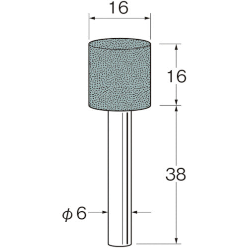 류터 축 부착 숫돌 G6541 1봉