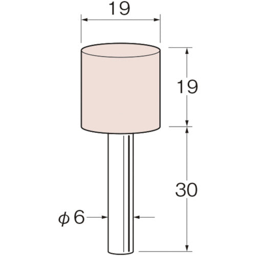 リューター 軸付砥石 G6621 1 袋