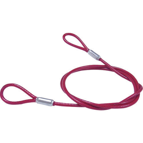 니사 체인 철제 컷 와이어 알루미늄 카시메 레드 PVC 코팅 3(4.3) X1040mm Y-68 1개