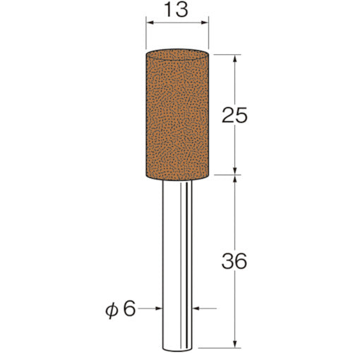 リューター 軸付砥石 G6114 1 袋