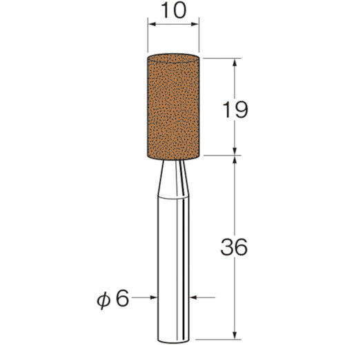 リューター 軸付砥石 G6113 1 袋