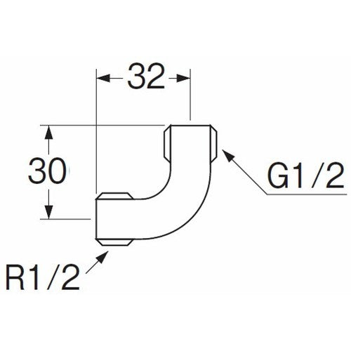 SANEI 벤리칸 엘보 T202-13 1개