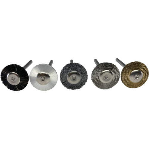 루터 축 부착 휠형 브러시 세트 B0051 1봉