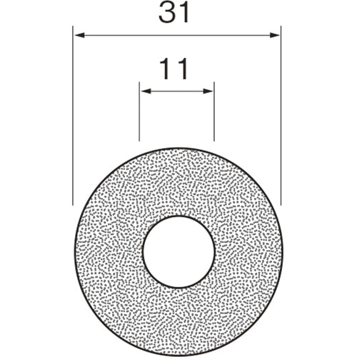 루터 다이아몬드 디스크(이면 접착제 부착) A6031 A6031 1봉