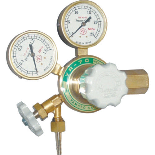 YAMATO 窒素ガス用調整器(汎用小型) YR−70V YR-70V-22-11HG03 1 個