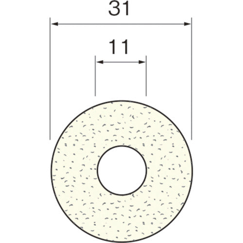 루터 펠트 디스크(이면 접착제 부착) A4031 1봉