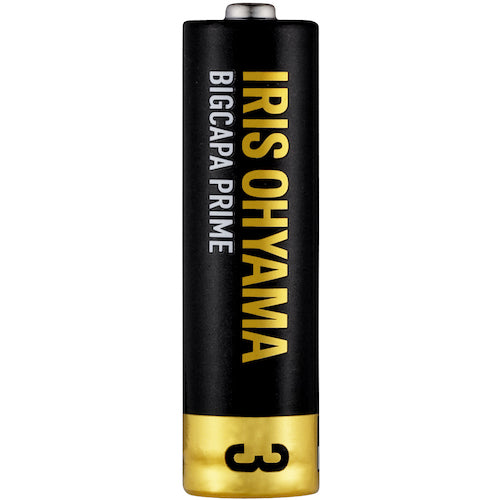 IRIS 102728 Alkaline Batteries BIGCAPA PRIME AA Size 20-Pack LR6BP/20P 1PK