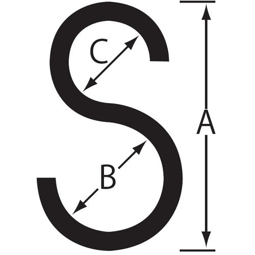Nissa Chain S-hook 115mm White (50 pieces) PSH-115-W 1 box