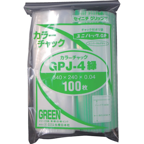 세이니치 유니팩 GP J-4 컬러 척 미도리 GP J-4 COLOR CHAKKU MIDORI 1봉