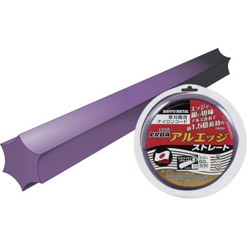 三陽金属 ナイロンコード アルエッジ6ストレート 50m 0522 1個