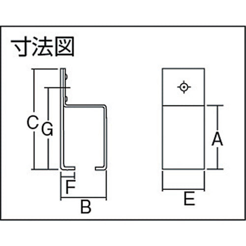 DAIKEN 2-SB 1 piece, series of side supports for No. 2 door hangers