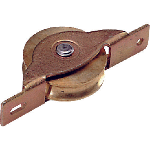 Yokozuna brass door roller, iron frame, 30mm, round, BRM-0301, 1 piece