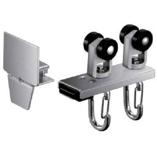 岡田 カーテンレール D40片マグネットランナー(片開)ワンタッチランナーAタイプ 15Y33 1組