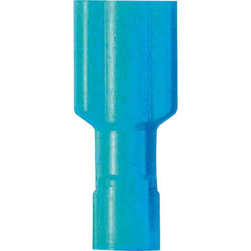 PANDUIT 絶縁被覆付圧着端子 ディスコグリップタイプ メス型ディスコネクト AWG16〜14 250タブ用 青 100個入 DPF14-250FIB-C 1 袋