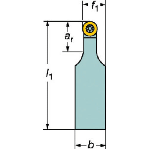 サンドビック コロターン107 ポジチップ用シャンクバイト(210) SRDCN 1212F 06 1 本