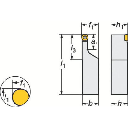 Sandvik Coromant 107 Shank Bit for Positive Insert (210) SRDCR 2020K 06-A 1 piece