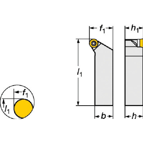 Sandvik Coromant 107 Shank Bit for Positive Insert (210) SRSCR 2525M 10 1 piece